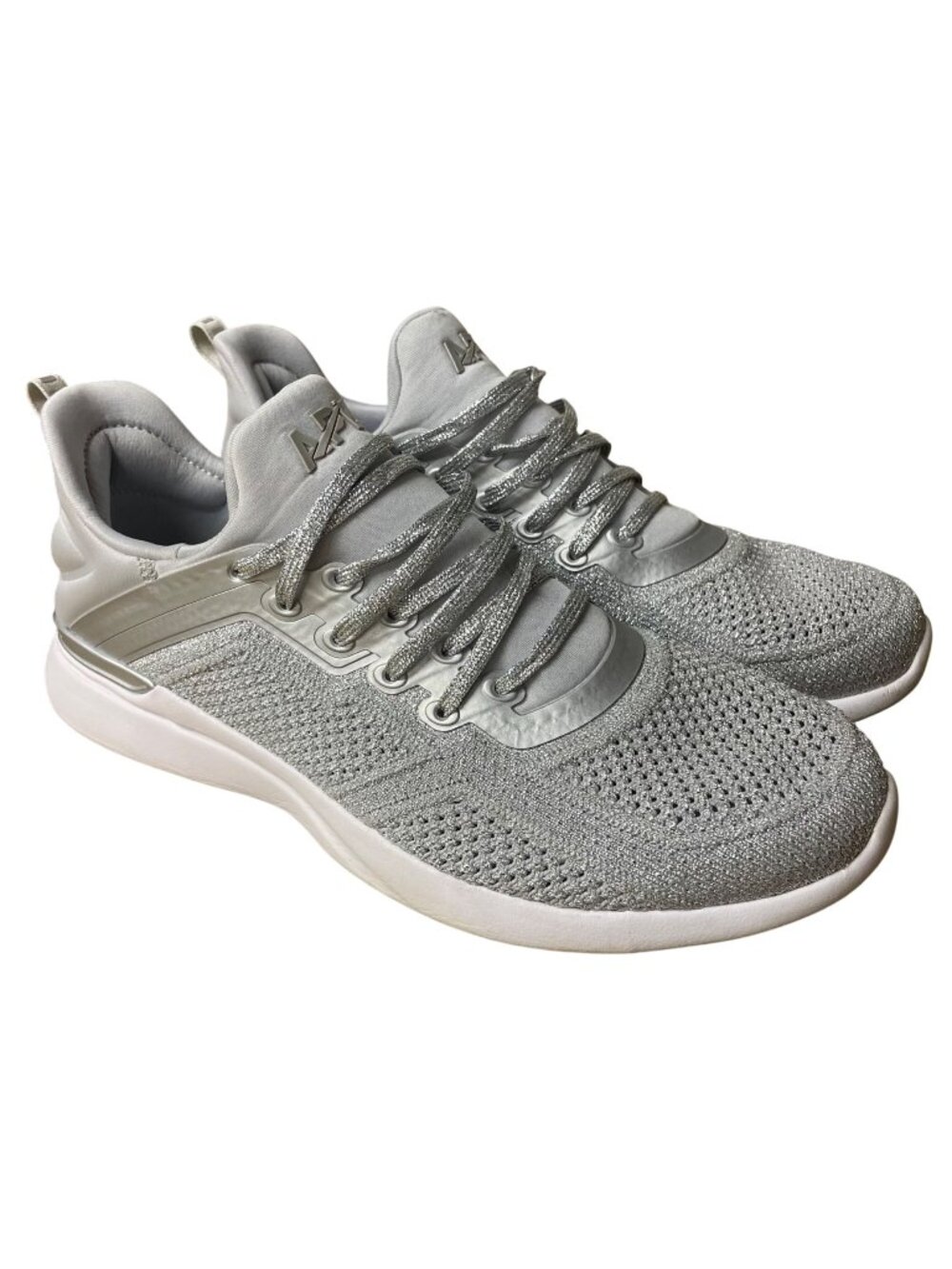 APL Athletic Propulsion Labs Techloom Tracer Sneakers Metallic Glitter Sz 10